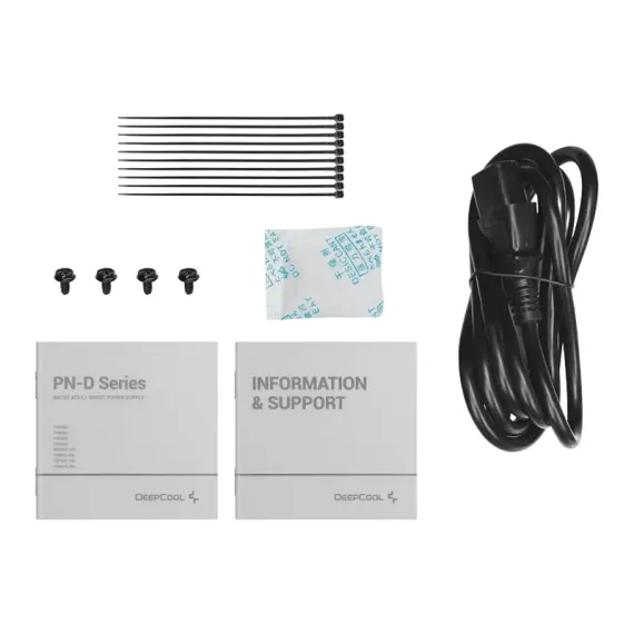 БЛОК ПИТАНИЯ ДЛЯ КОМПЬЮТЕРОВ DEEPCOOL PN750D, 750ВТ, ATX, НЕМОДУЛЬНЫЙ