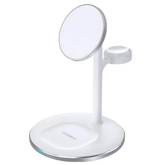 БЕСПРОВОДНАЯ ЗАРЯДКА CHOETECH T585-F, 15ВТ, БЕЛЫЙ