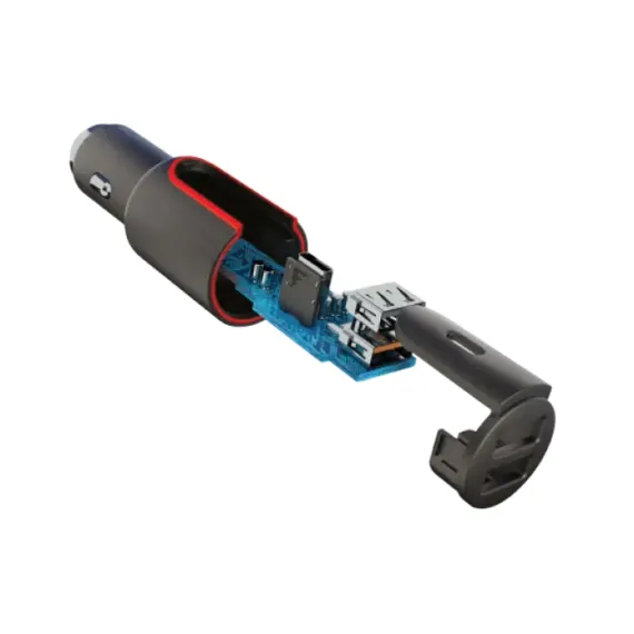 АВТОМОБИЛЬНОЕ ЗАРЯДНОЕ УСТРОЙСТВО FOREVER 3X TYPE-C, QC3.0+PD (36W), 36ВТ, СЕРЫЙ