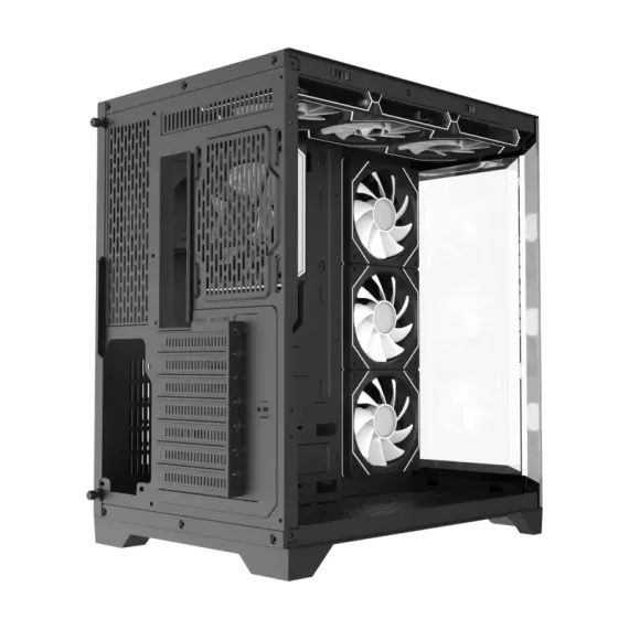 КОМПЬЮТЕРНЫЙ КОРПУС GAMEMAX HYPE-A, MIDI-TOWER, БЕЗ БЛОКА ПИТАНИЯ, ЧЁРНЫЙ