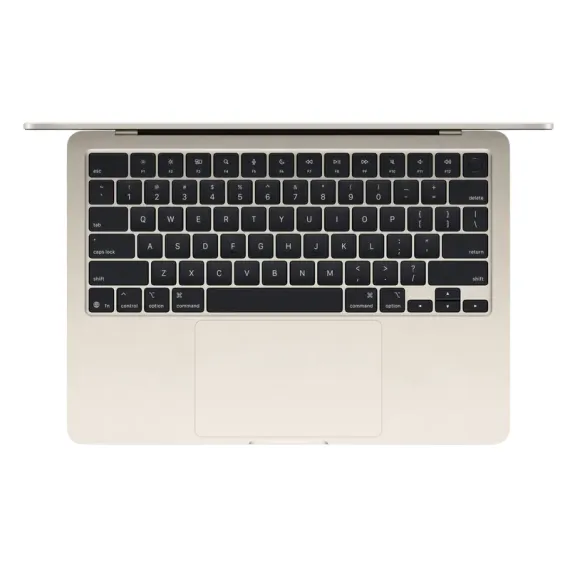 НОУТБУК 15,3" APPLE MACBOOK AIR A3241, STARLIGHT, M4 WITH 10-CORE CPU AND 10-CORE GPU, 24ГБ/512ГБ, MACOS SEQUOIA
