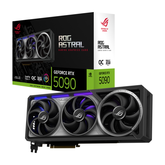ВИДЕОКАРТА ASUS ROG ASTRAL GEFORCE RTX 5090 32GB GDDR7 OC EDITION