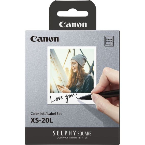 HARTIE FOTO CANON  XS-20L EU26 (PHOTO PAPER 72X85 MM (20 SHEETS)  + INK SET)
