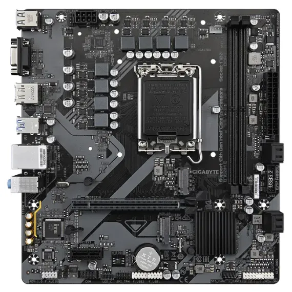 МАТЕРИНСКАЯ ПЛАТА GIGABYTE B760M E, LGA1700, INTEL B760, MICRO-ATX