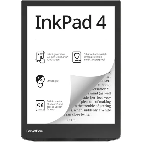 ЭЛЕКТРОННАЯ КНИГА POCKETBOOK 743G INKPAD 4, STARDUST SILVER