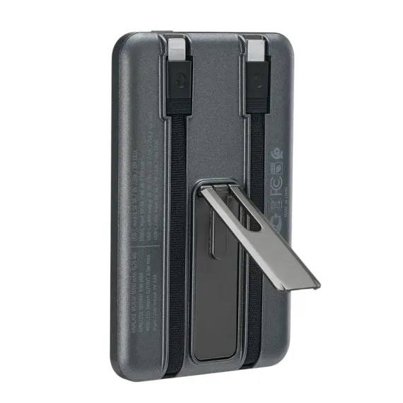 ПОРТАТИВНОЕ ЗАРЯДНОЕ УСТРОЙСТВО RIVACASE VA2607, 5000МА·Ч, ЧЁРНЫЙ