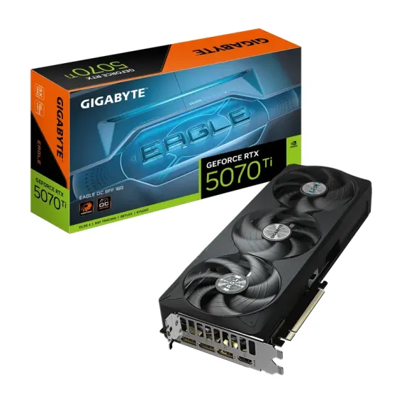 ВИДЕОКАРТА GIGABYTE GV-N507TEAGLE OC-16GD, 16GB GDDR7 256БИТ