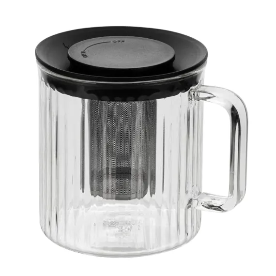 ЗАВАРОЧНЫЙ ЧАЙНИК RESTO 90517, 1Л, ЧЁРНЫЙ