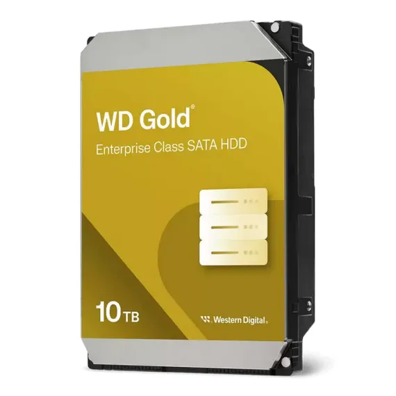ЖЕСТКИЙ ДИСК WESTERN DIGITAL WD GOLD, 3.5", 10 ТБ