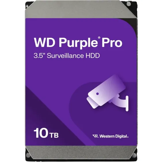 ЖЕСТКИЙ ДИСК WESTERN DIGITAL WD PURPLE PRO, 3.5", 10 ТБ
