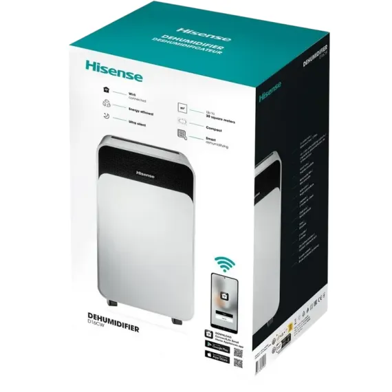 ОСУШИТЕЛЬ ВОЗДУХА HISENSE D16CW, БЕЛЫЙ