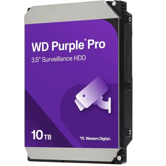 ЖЕСТКИЙ ДИСК WESTERN DIGITAL WD PURPLE PRO, 3.5", 10 ТБ