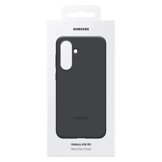ЧЕХОЛ SAMSUNG SILICONE COVER ДЛЯ GALAXY A36, ЧЁРНЫЙ
