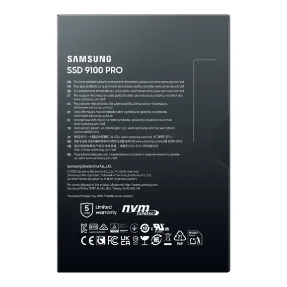 НАКОПИТЕЛЬ SSD SAMSUNG 9100 PRO, 2048ГБ, MZ-VAP2T0BW
