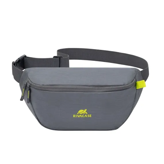 ПОЯСНАЯ СУМКА RIVACASE 5512, ПОЛИЭСТЕР, СЕРЫЙ