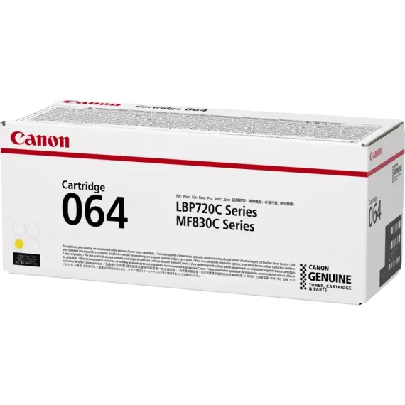 ЛАЗЕРНЫЙ КАРТРИДЖ CANON CRG-064H, ЖЁЛТЫЙ