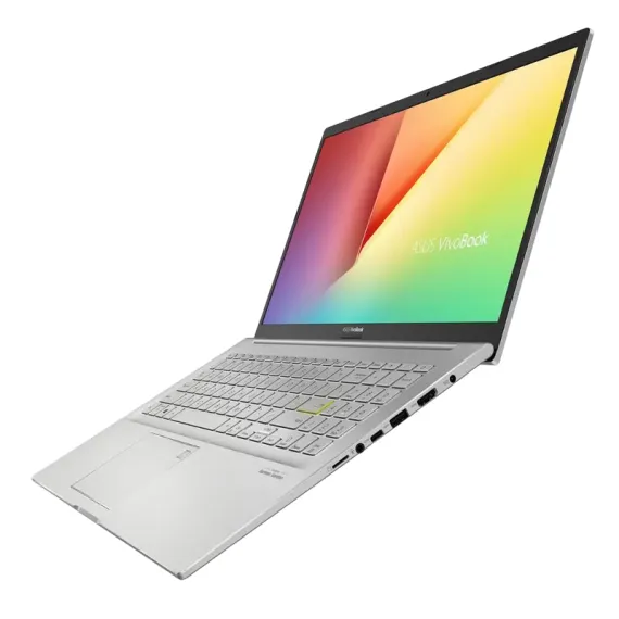НОУТБУК 15,6" ASUS VIVOBOOK 15 K513EA, SPANGLE SILVER, INTEL CORE I5-1135G7, 8ГБ/256ГБ, БЕЗ ОС