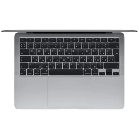 НОУТБУК 13,3" APPLE MACBOOK AIR A2337, КОСМИЧЕСКИЙ СЕРЫЙ, M1 WITH 8-CORE CPU AND 8-CORE GPU, 16ГБ/1024ГБ, MACOS BIG SUR