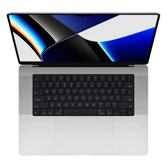 НОУТБУК 16,2" APPLE MACBOOK PRO 16 A2485, СЕРЕБРИСТЫЙ, M1 PRO WITH 10-CORE CPU AND 16-CORE GPU, 32ГБ/512ГБ, MACOS MONTEREY