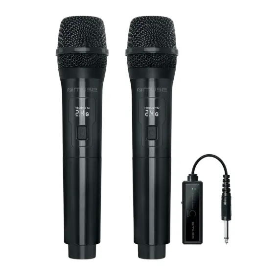 КАРАОКЕ МИКРОФОН MUSE MC-50 WI, БЕСПРОВОДНОЙ, ЧЕРНЫЙ