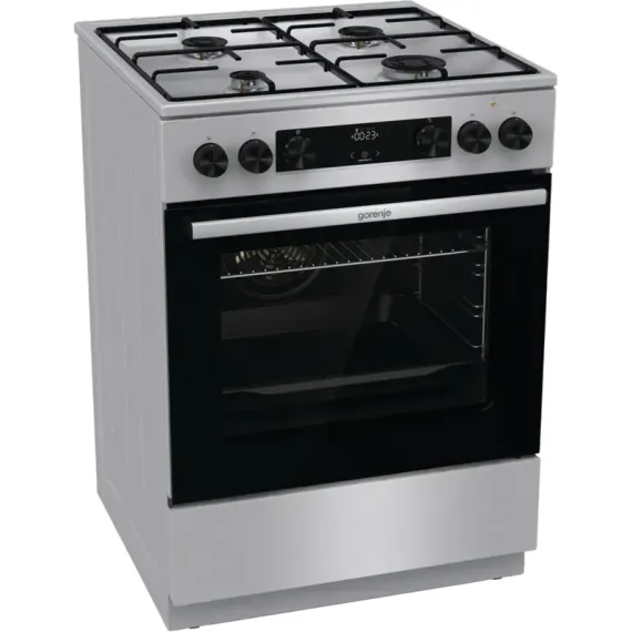 КОМБИНИРОВАННАЯ ПЛИТА GORENJE GKS6C70XJ, НЕРЖАВЕЮЩАЯ СТАЛЬ