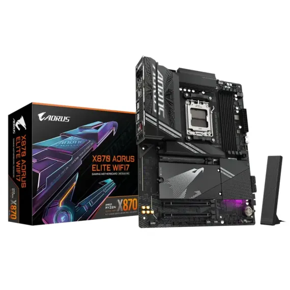 МАТЕРИНСКАЯ ПЛАТА GIGABYTE X870 A ELITE WIFI7, AM5, AMD X870, ATX