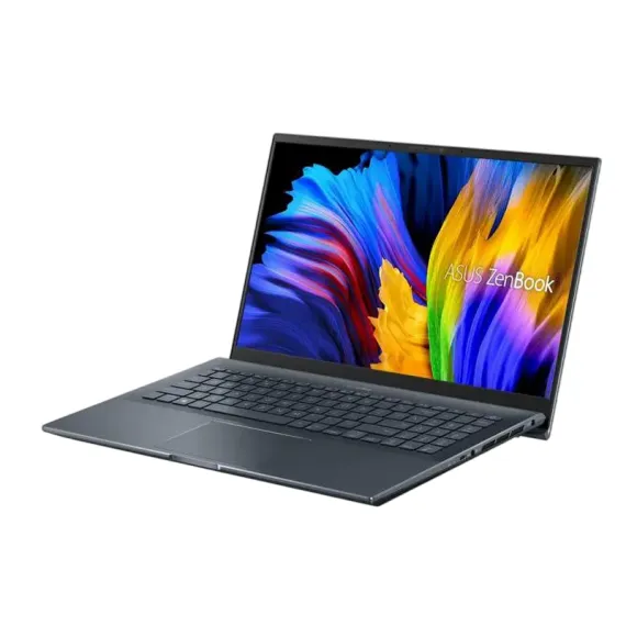 НОУТБУК 15,6" ASUS ZENBOOK PRO 15 UM535QA, PINE GREY, AMD RYZEN 7 5800H, 16ГБ/512ГБ, БЕЗ ОС