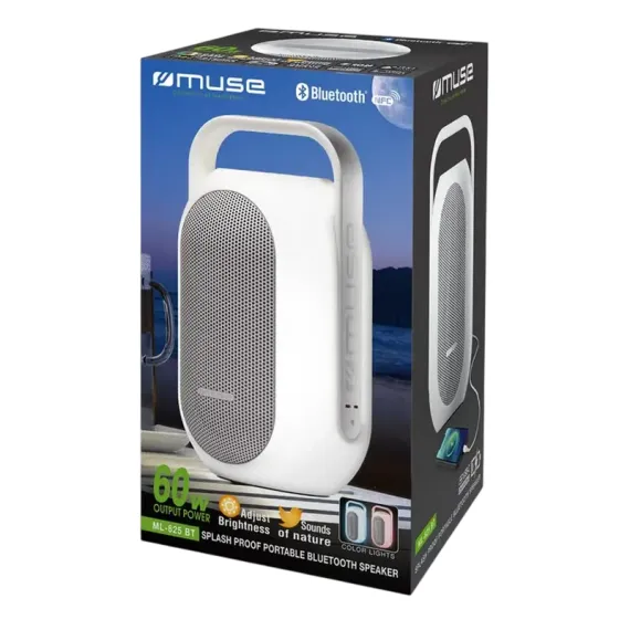 ПОРТАТИВНАЯ КОЛОНКА MUSE ML-625 BT, БЕЛЫЙ