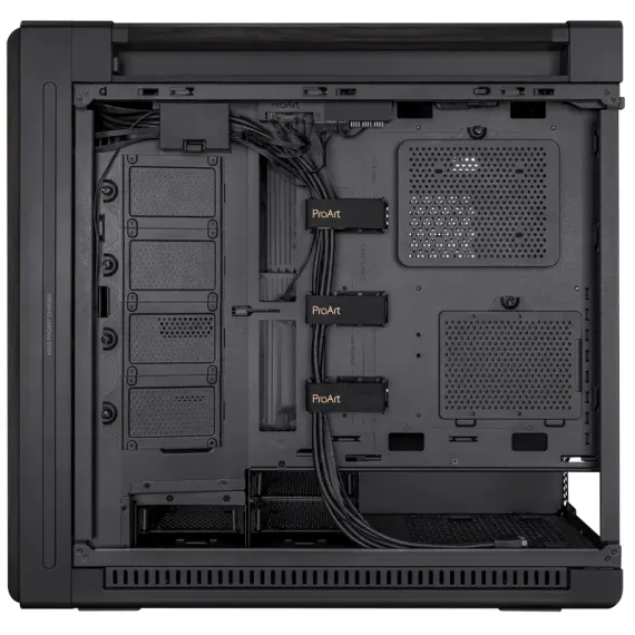 КОМПЬЮТЕРНЫЙ КОРПУС ASUS PROART PA602 WOOD TG, MIDI-TOWER, ЧЁРНЫЙ