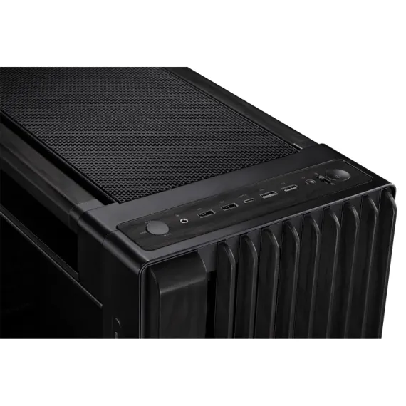 КОМПЬЮТЕРНЫЙ КОРПУС ASUS PROART PA602 WOOD TG, MIDI-TOWER, ЧЁРНЫЙ