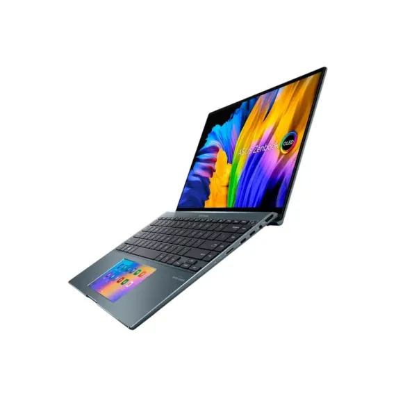НОУТБУК 14" ASUS ZENBOOK 14X OLED UX5400EG, PINE GREY, INTEL CORE I7-1165G7, 16ГБ/1024ГБ, WINDOWS 11 HOME 64-BIT, RUSSIAN