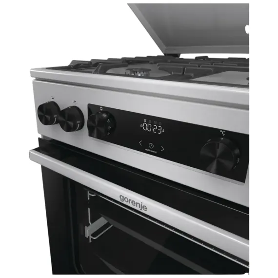 КОМБИНИРОВАННАЯ ПЛИТА GORENJE GKS6C71XF, НЕРЖАВЕЮЩАЯ СТАЛЬ