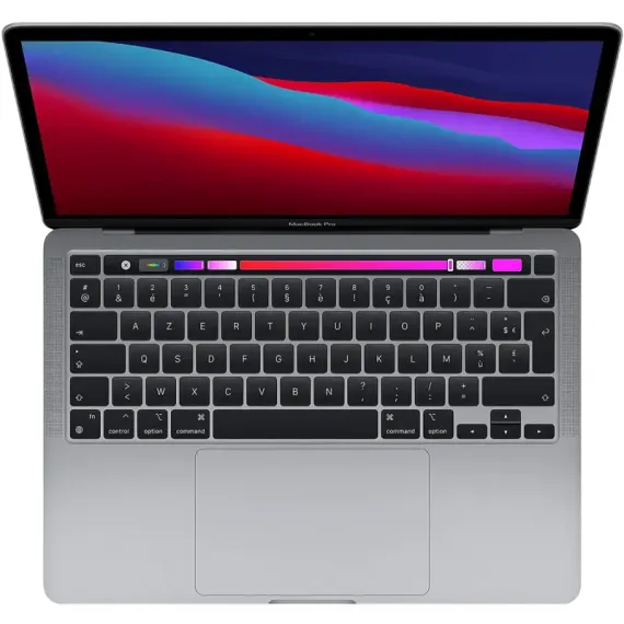 НОУТБУК 13,3" APPLE MACBOOK PRO 13 A2338, КОСМИЧЕСКИЙ СЕРЫЙ, M1 WITH 8-CORE CPU AND 8-CORE GPU, 16ГБ/512ГБ, MACOS BIG SUR