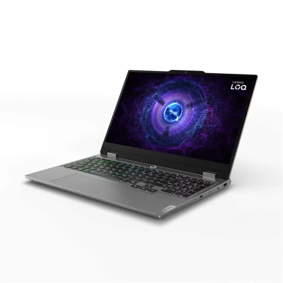 ИГРОВОЙ НОУТБУК 15,6" LENOVO LOQ 15IRX9, LUNA GREY, INTEL CORE I7-13650HX, 24ГБ/1024ГБ, БЕЗ ОС