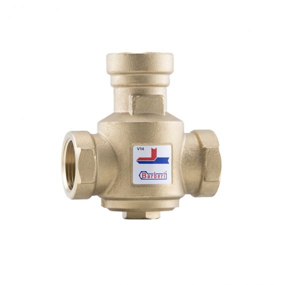 ТЕРМОСТАТИЧЕСКИЙ ПРОТИВОКОНДЕНСАТНЫЙ СМЕСИТЕЛЬНЫЙ КЛАПАН 3-Х ХОД G1*1/4 M 45 C