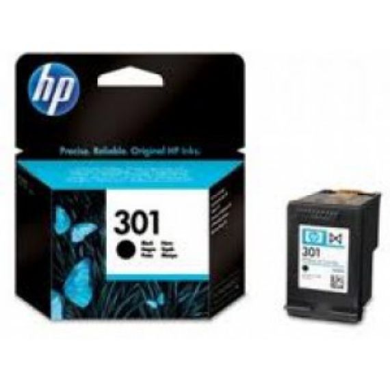 HP №301 BLACK INK CARTRIDGE 190 PAGES FOR HP DESKJET 1000, 1050, 1050A, 2000, 2050, 2050A, 2054A, 3000, 3050, 3050A, 3020A, 3054A