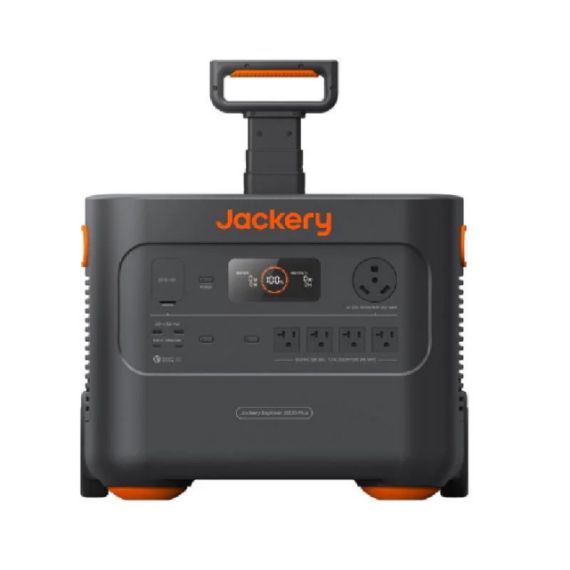 JACKERY ”EXPLORER 2000 PLUS” PORTABLE POWER STATION, CAPACITY: 2042.8WH, AC OUTPUT: 3000W, LCD, 2* USB-A, 2*USB-C, 3*AC OUTPUT, 1 CAR PORT, DC OUTPUT, 4000 CYCLES LIFEPO4, JACKERY APP, WEIGHT:27.9KG, 373,6X473X359,4MM, CHARGE 0-100% IN 1.7 HOUR, BLACK/ORA