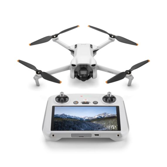 (949271) DJI MINI 3 + CONTROLLER 5.5” - PORTABLE DRONE, DJI RC 5.5”, 12MP PHOTO, 4K 30FPS/FHD 60FPS CAMERA WITH GIMBAL, MAX. 4000M HEIGHT / 57.6KMPH SPEED, MAX. FLIGHT TIME 38MIN, BATTERY 2453 MAH, 248G