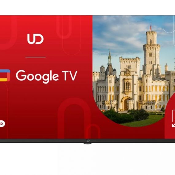 40” LED TV UD 40GF5210, BLACK (1920X1080 FHD, GOOGLE TV, 3 X HDMI, 2 X USB, WI-FI (2.4GHZ+5GHZ), DVB-T/T2/C/S2, SPEAKERS 2 X 8W DOLBY AUDIO, VESA 200X200, 5.4 KG)