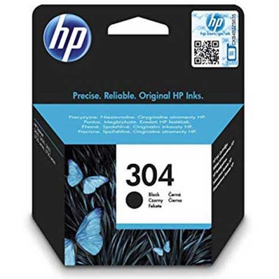HP 304  INK CARTRIDGE BLACK 7ML (120 PAGES) FOR HP DESKJET 3720/3730 AIO