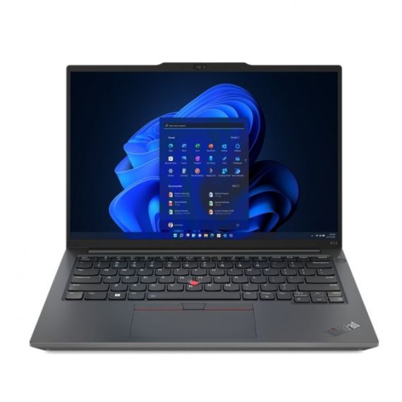 LENOVO THINKPAD E14 G5 BLACK- 14.0” WUXGA  IPS AG 300NITS (AMD RYZEN 5 7430U, 8GB SOLDERED DDR4 + 8GB SODIMM DDR4, 512GB SSD M.2 2280 PCIE NVME (2XSSD SLOTS),  AMD RADEON GRAPHICS, WIFI 6E+BT5.1, TPM, FPR, FHD IR CAM, 2XUSB-C 3.2 , HDMI, RJ-45, BACKLIT RU