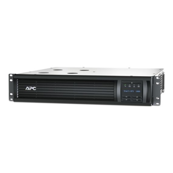 APC SMART-UPS RACK MOUNTING 2U SMT1000RMI2UC, 1000VA/700W, AVR, 4 X IEC SOCKETS (ALL 4 BATTERY BACKUP + SURGE PROTECTED),  LCD DISPLAY, SMARTCONNECT PORT+SMARTSLOT, POWERCHUTE USB /SERIAL PORT