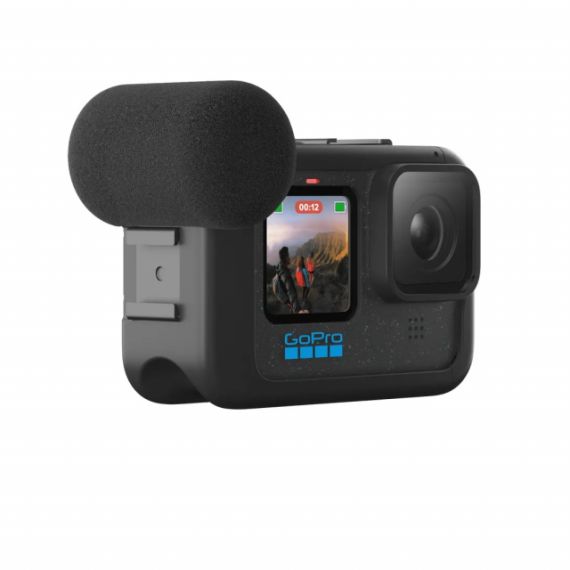 GOPRO MEDIA MOD (HERO9 BLACK, HERO 10 BLACK, HERO 11 BLACK, HERO12 BLACK, HERO13 BLACK), BUILT-IN DIRECTIONAL MICROPHONE, 3.5M PORT, MICRO-HDMI PORT, 2X COLD SHOE MOUNTS, 48X101X72, 57G
