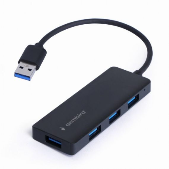 GEMBIRD USB3.1 HUB UHB-U3P4-03, 4 PORTS, USB 3.1(GEN.1), BLACK