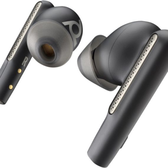 POLY VOYAGER FREE 60+ UC CARBON BLACK EARBUDS +BT700 USB-C ADAPTER +TOUCHSCREEN CHARGE CASE, UP TO 30 M, BLUETOOTH(R) CORE 5.3, ANC, SOUNDGUARD DIGITAL, UP TO 16.5 HOURS, TWO DEVICES AT THE SAME TIME, 5.8 G (EACH EARBUD)
