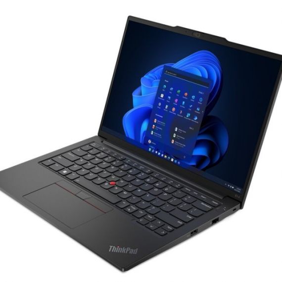 LENOVO THINKPAD E14 G5 BLACK- 14.0” WUXGA  IPS AG 300NITS (AMD RYZEN 5 7430U, 8GB SOLDERED DDR4 + 8GB SODIMM DDR4, 512GB SSD M.2 2280 PCIE NVME (2XSSD SLOTS),  AMD RADEON GRAPHICS, WIFI 6E+BT5.1, TPM, FPR, FHD IR CAM, 2XUSB-C 3.2 , HDMI, RJ-45, BACKLIT RU