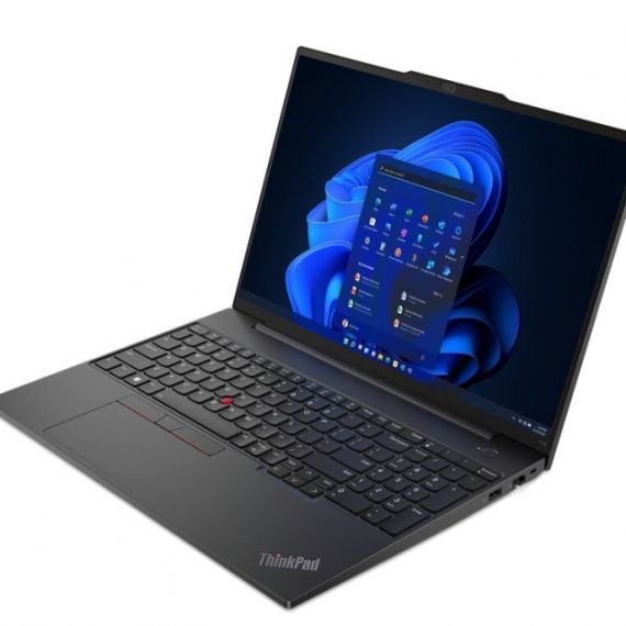 LENOVO THINKPAD E16 G1 BLACK- 16.0” WUXGA  IPS AG 300NITS (INTEL CORE I7-13700H, 32GB DDR4-3200, 1TB SSD M.2 2242 PCIE NVME (2XSSD SLOTS),  INTEL IRIS XE GRAPHICS, WIFI 6E+BT5.1, TPM, FPR, FHD IR CAM, 1XTB4, HDMI, RJ-45, NON-BACKLIT RU KB, 65W USB-C PSU, 