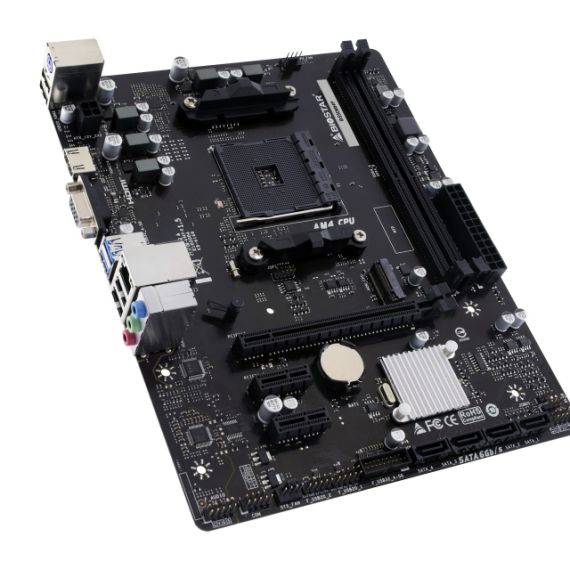 BIOSTAR B550MHP, SOCKET AM4, AMD B550, DUAL 2XDDR4-4400+, APU AMD GRAPHICS, VGA, HDMI, 1XPCIE4.0 X16, 4XSATA3, RAID, 1X M.2 GEN4 X4(64GB/S), 2XPCIE3.0 X1, ALC897 7.1 HDA, GBE LAN, 4XUSB3.2, MATX