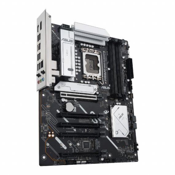 ASUS PRIME B860-PLUS WIFI, SOCKET 1851, INTEL(R) B860 (ULTRA 2 SERIES CPU), CPU GRAPHICS, HDMI, DP, DUAL 4XDDR5-8666, 5XPCIE X16 5.0, 4XSATA3, RAID, 2XM.2 5.0, 1XPCIE X1, REALTEK 7.1 HDA, 2.5GBE LAN, WIFI6E/BT, 1XUSB-C3.2 GEN2X2, 2XUSB3.2GEN2, 4XUSB3.2(1C+3