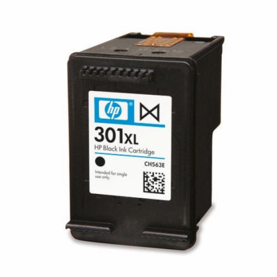 HP №301 BLACK INK CARTRIDGE 190 PAGES FOR HP DESKJET 1000, 1050, 1050A, 2000, 2050, 2050A, 2054A, 3000, 3050, 3050A, 3020A, 3054A
